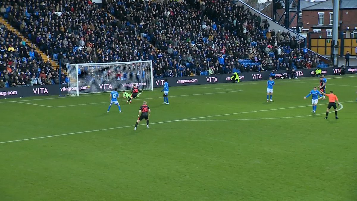 What a finish from Alfie May to give Birmingham City the lead against Stockport County 💫
