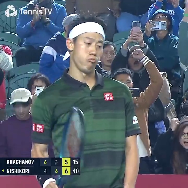 Nishikori is back in top form 👏 Kei Nishikori reminds the tennis world of the brilliance he still possesses in his win against world no.19 Khachanov Kei Nishikori #BOCHKTO