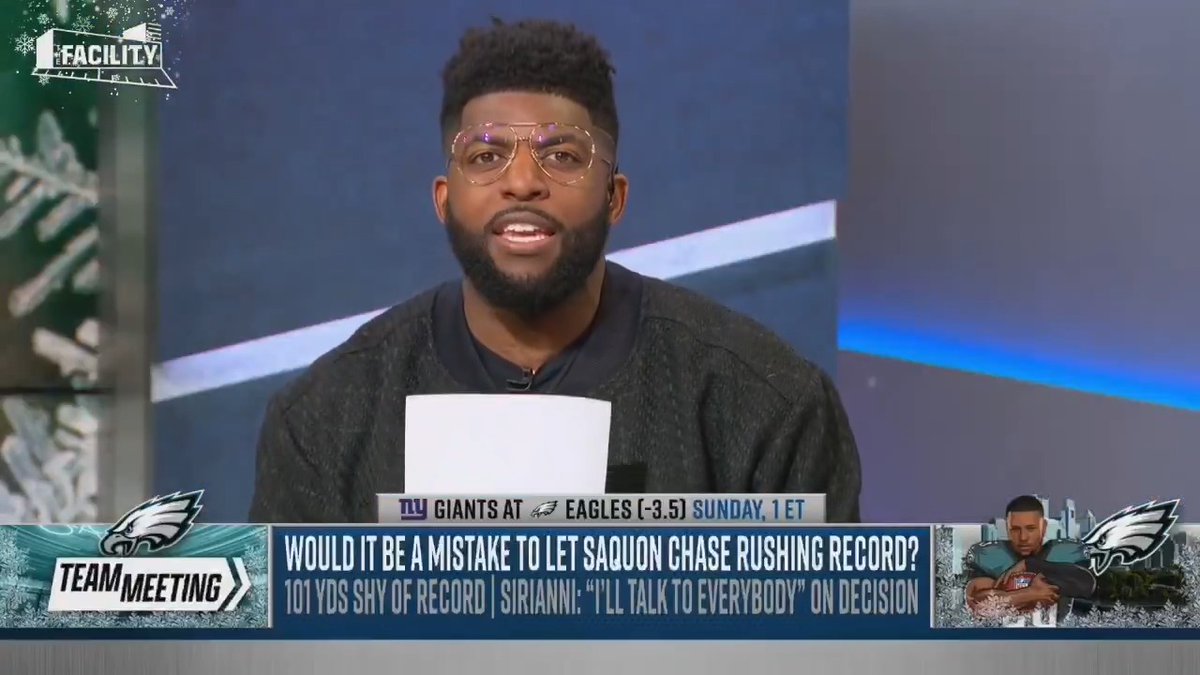 Tiki Barber said Saquon Barkley is, “Dead to us.. he’s dead to me.” Saquon can break the NFL rushing record vs. his former team, and get this, Tiki Barber is doing the national broadcast. When God blesses you, he’ll do it in the presence of your enemies
