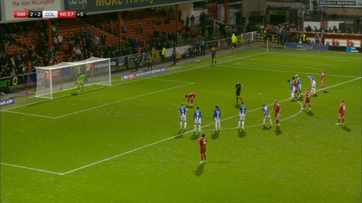 George Cox wins the game for Swindon In the dying seconds!