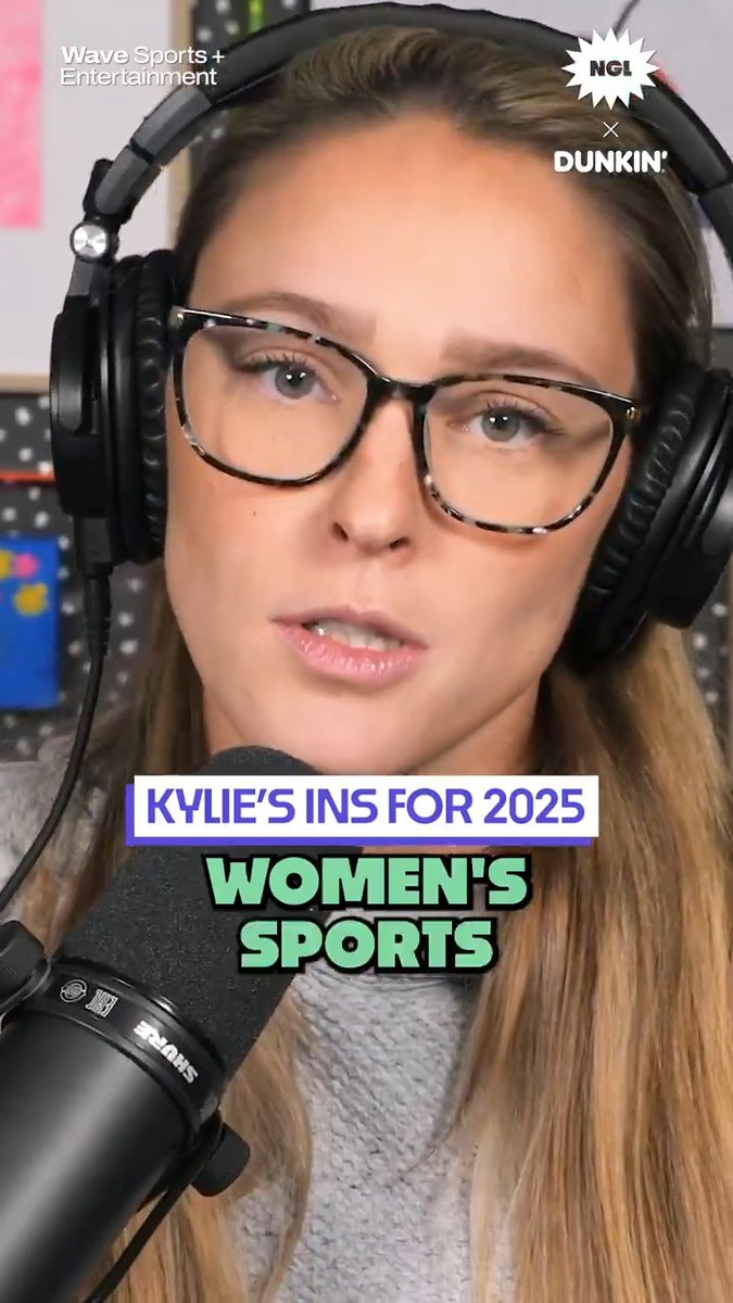 Let’s continue to support women’s sports in 2025 (and beyond). Episode 4 (which includes Kylie’s full list of Ins and Outs for 2025) drops on 1/2. Dunkin'