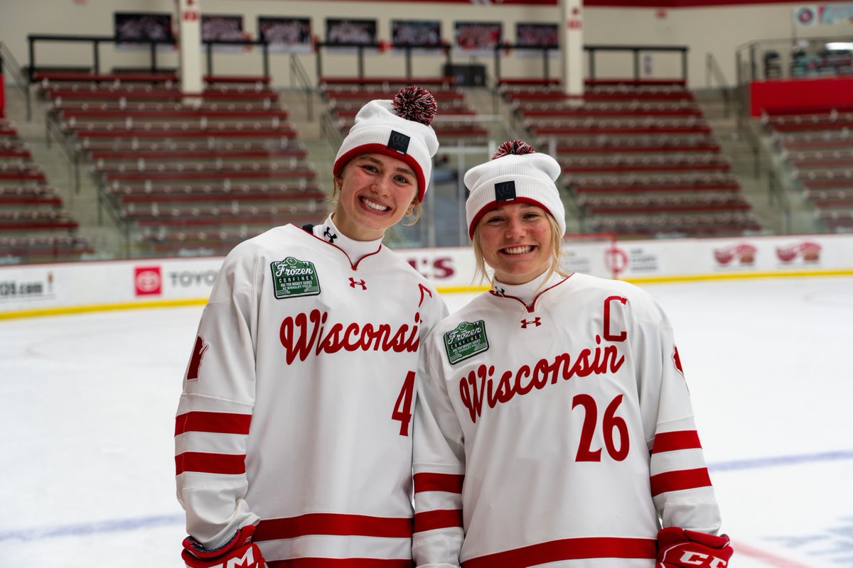 New year, new threads We will be wearing these on Saturday during The Frozen Confines: Big Ten Hockey Series at Wrigley Field! These are a part of our alternate jersey series by Under Armour #Badgers || #OnWisconsin