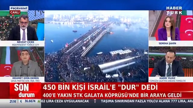 2025'in ilk gününde Gazze eylemi... Dünya İsrail'e karşı neden sessiz? DEVA Partisi Genel Başkan Yardımcısı Mehmet Emin Ekmen #AçıkveNet'te değerlendirdi.