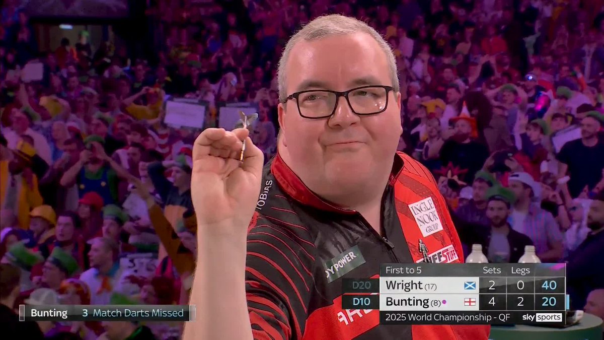 Stephen Bunting is a 2025 Worlds semi-finalist 💪‼️