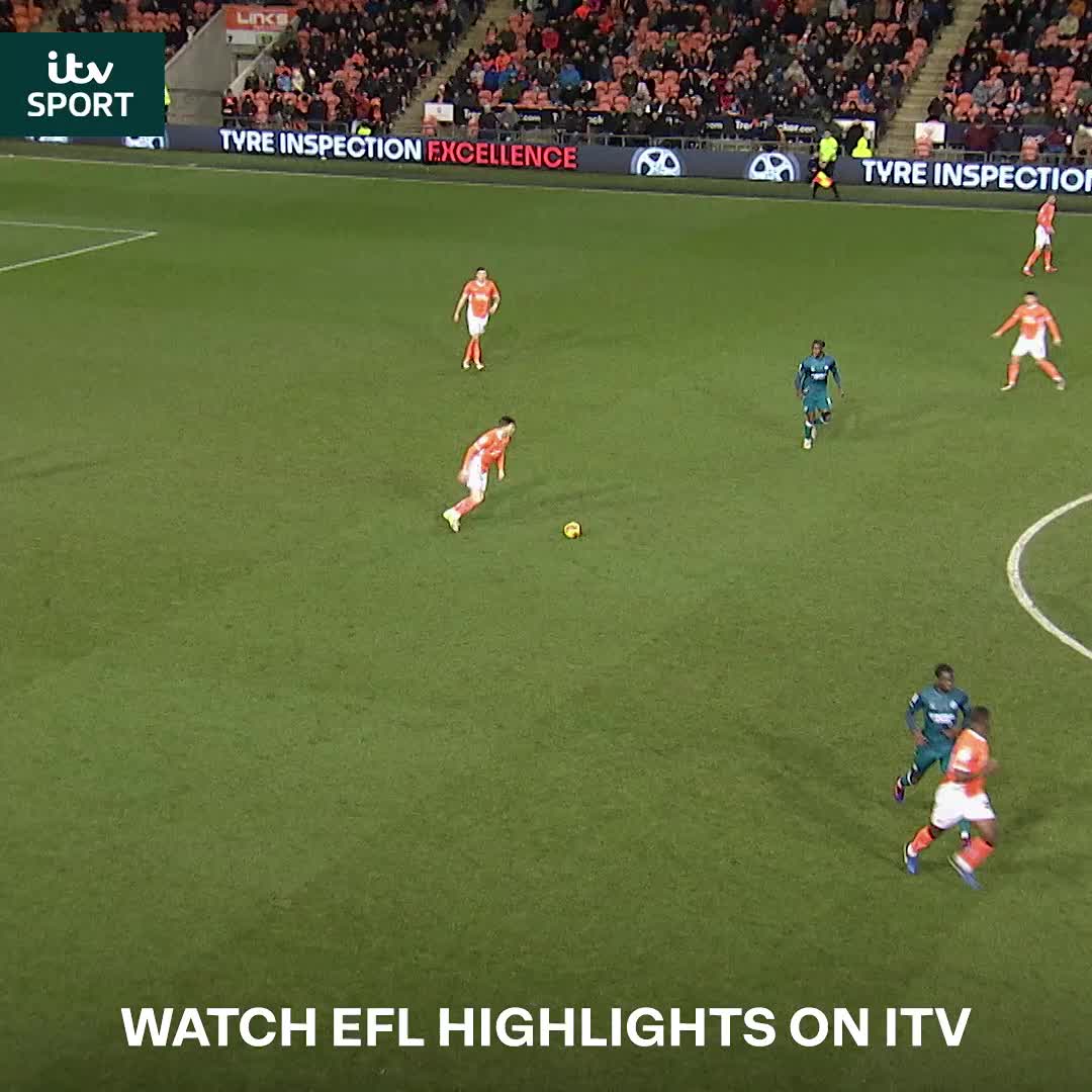 Postage stamp stuff 👏📌 Catch all of today's EFL action on ITV4 at 11:30PM 📺 #ITVFootball | EFL | Blackpool FC