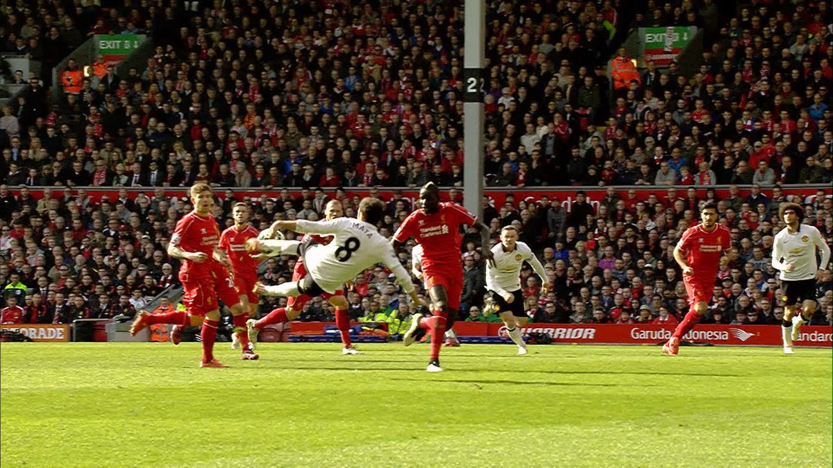 Juan Mata's incredible scissor kick goal ✂️