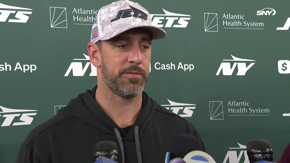 Aaron Rodgers on his time with the #Jets: “It's been the best two years of my life."