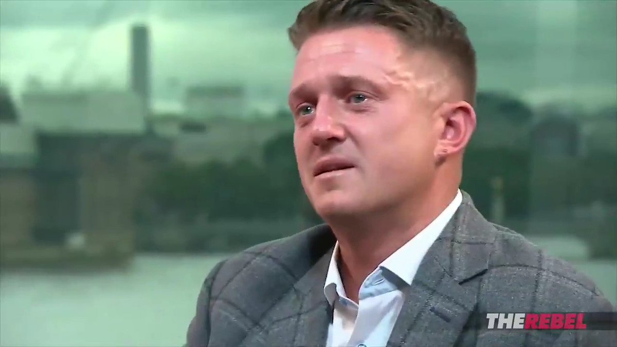 Tommy knows the powerful intend to end his life. And yet he walks towards his fate - for the sake of your children & mine. (Filmed after solitary confinement 2018) #TommyRobinson