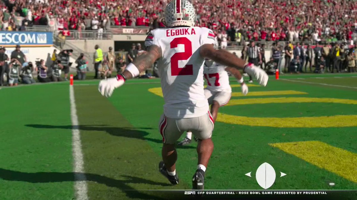 HOWARD ➡️ EGBUKA 🤯 BUCKEYES UP 14-0 OVER THE DUCKS 👀
