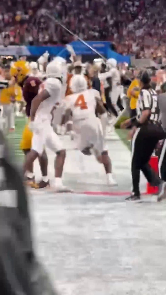 This view of Texas' game-winning INT 🤘