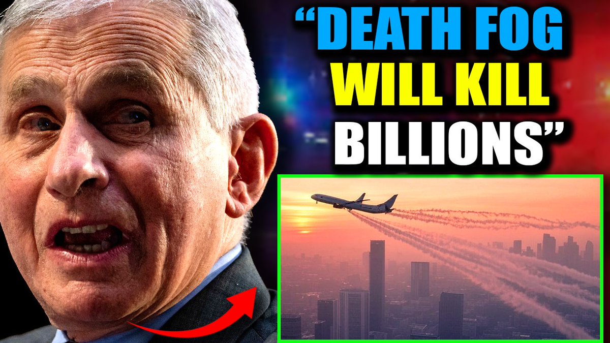 🚨 Chemtrails Pilot Reveals Plot to Blanket World in "Death Fog" to Kill Billions in 2025 Cities across the US and Europe, many of which rarely experience fog, are now blanketed in thick, eerie mists that refuse to lift, even during daylight hours. While the media scrambles to dismiss it as mere coincidence, let’s be clear - this is no ordinary weather event. This particulate-laden fog doesn’t just obscure your view, it smells of chemicals and it’s making people sick with symptoms they’ve never experienced before. What is this fog? Where is it coming from? And, most importantly, why is it making people so ill? Stay tuned as we shine a light in the darkness and uncover what is one of the most heinous crimes against humanity of our time.