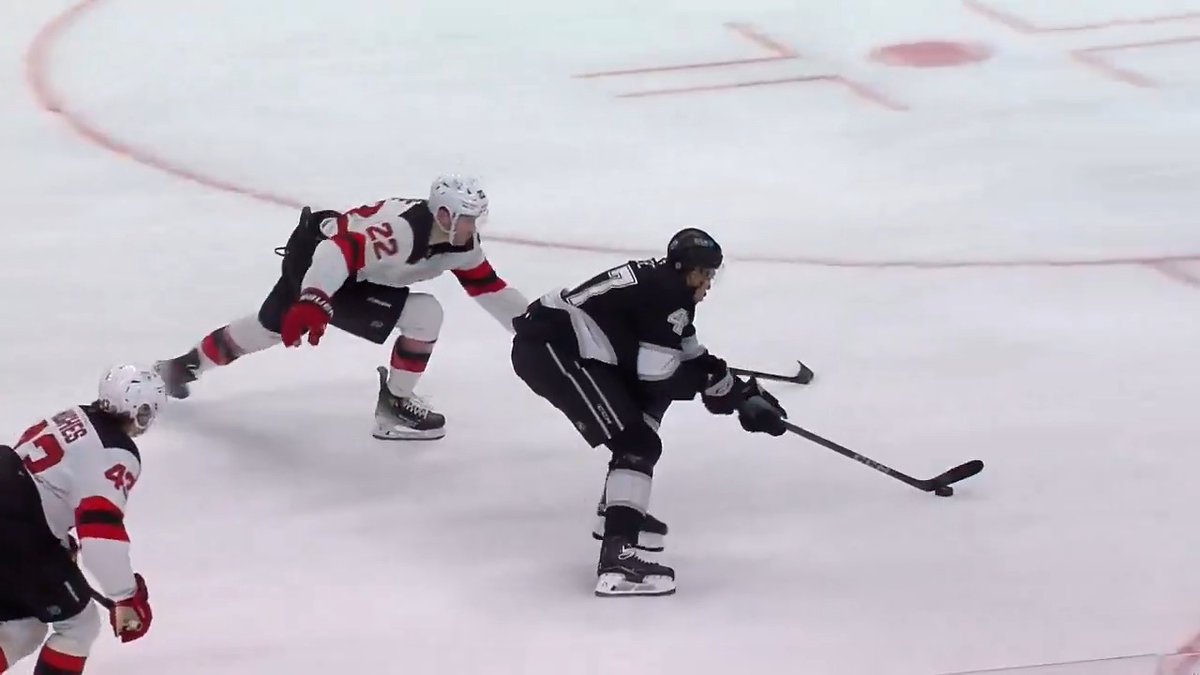WHAT A FIRST NHL GOAL ANDRE LEE