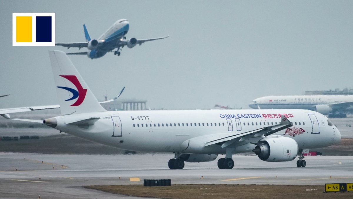 China’s first narrowbody passenger jet C919 launched its first commercial flight outside the mainland on New Year’s Day, flying from Shanghai to Hong Kong. Read more: