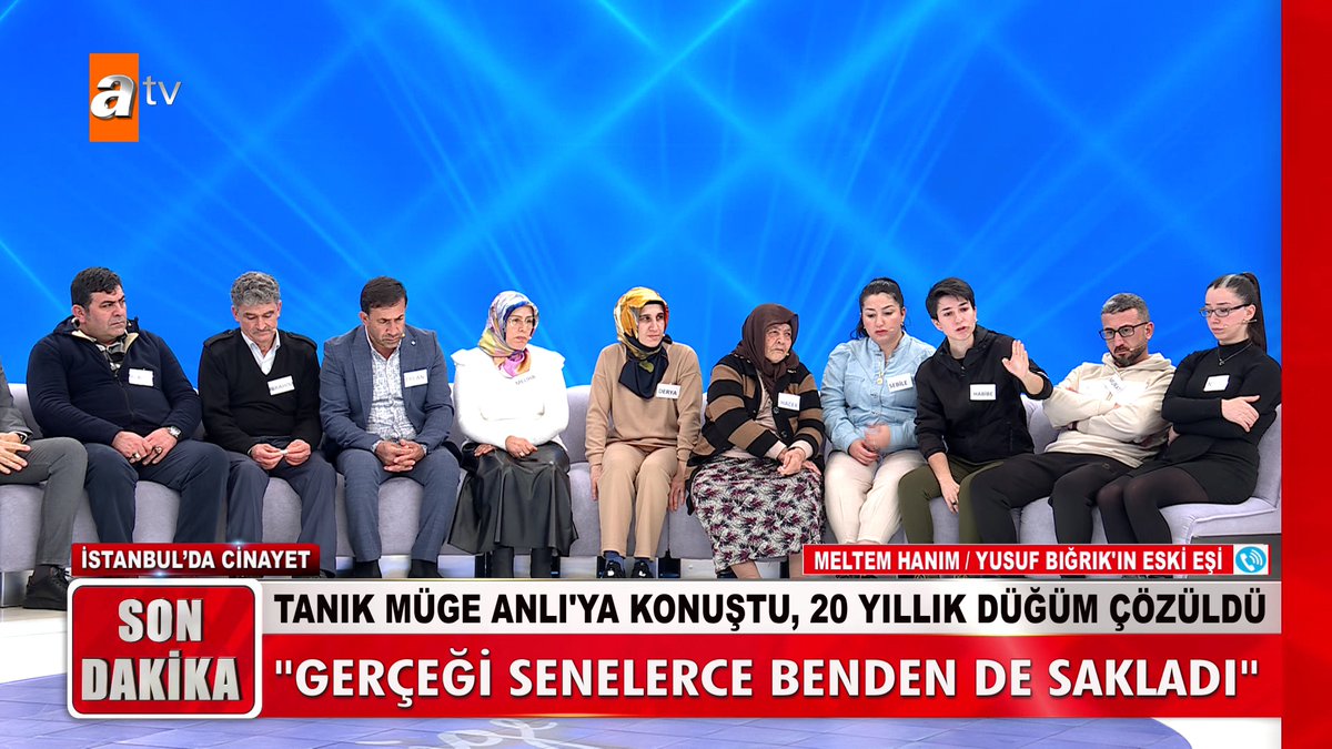 ''Gerçeği senelerce benden de sakladı'' Yusuf Bığrık'ın eski eşi canlı yayında... #MügeAnlıİleTatlıSert #MügeAnlı atv
