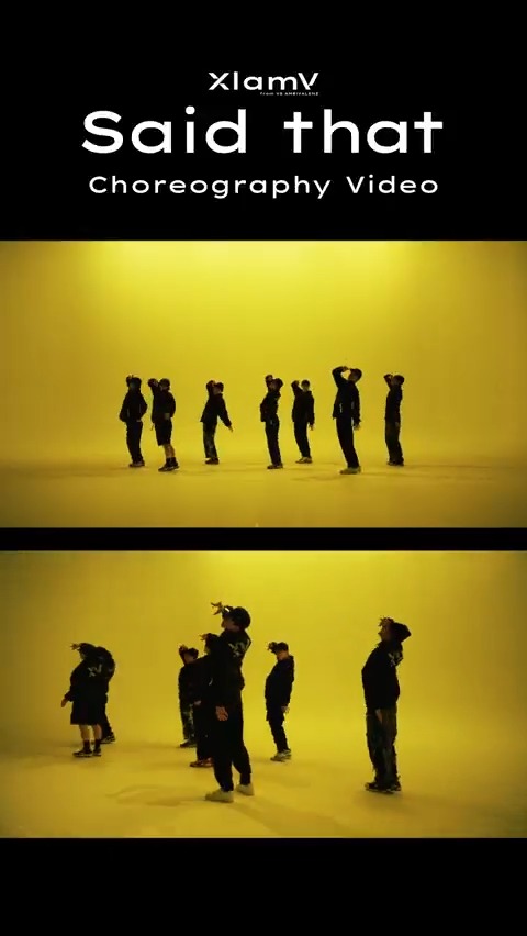 ✦••┈┈••✦🌟✦••┈┈••✦ XlamV / Said that Choreography Video ✦••┈┈┈┈┈┈┈┈┈••✦ ダンサーによる「Said that」振り付け参考動画を公開✨ Moving ver🕺 🔗 定点カメラver📹 🔗 #ビバレン #クランヴ