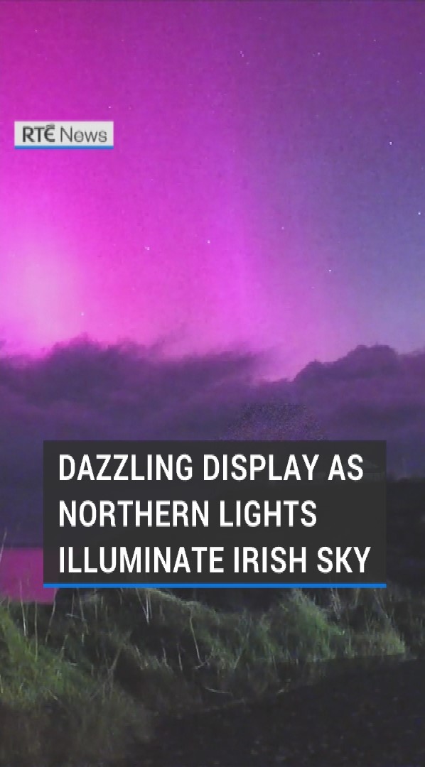 The Northern Lights were visible across parts of Ireland last night, with one photographer capturing the display over Buncrana, Co Donegal | Read more: