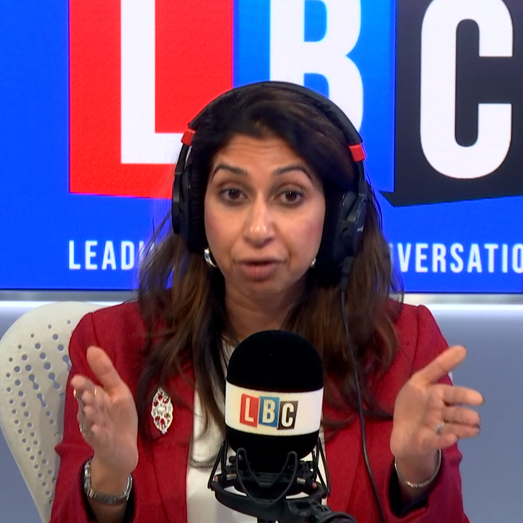'The British people kicked us out. The responsibility now lies on the Labour government's shoulders - no good blaming us.' 'We need to blame you because you created the mess!' As Channel crossings rose by 25% between 2023 and 2024, caller Phil debates with Suella Braverman.