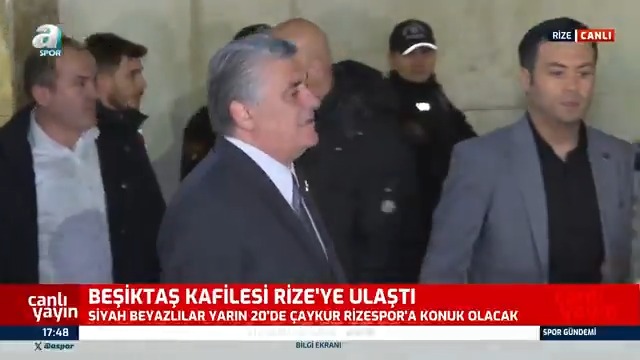 Başkan Serdal Adalı, takımla beraber Rize'de.