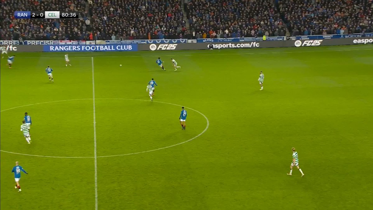 "It's a statement victory!" 😤 Rangers have a third against Celtic as Danilo scores just seconds after coming on! 🔵