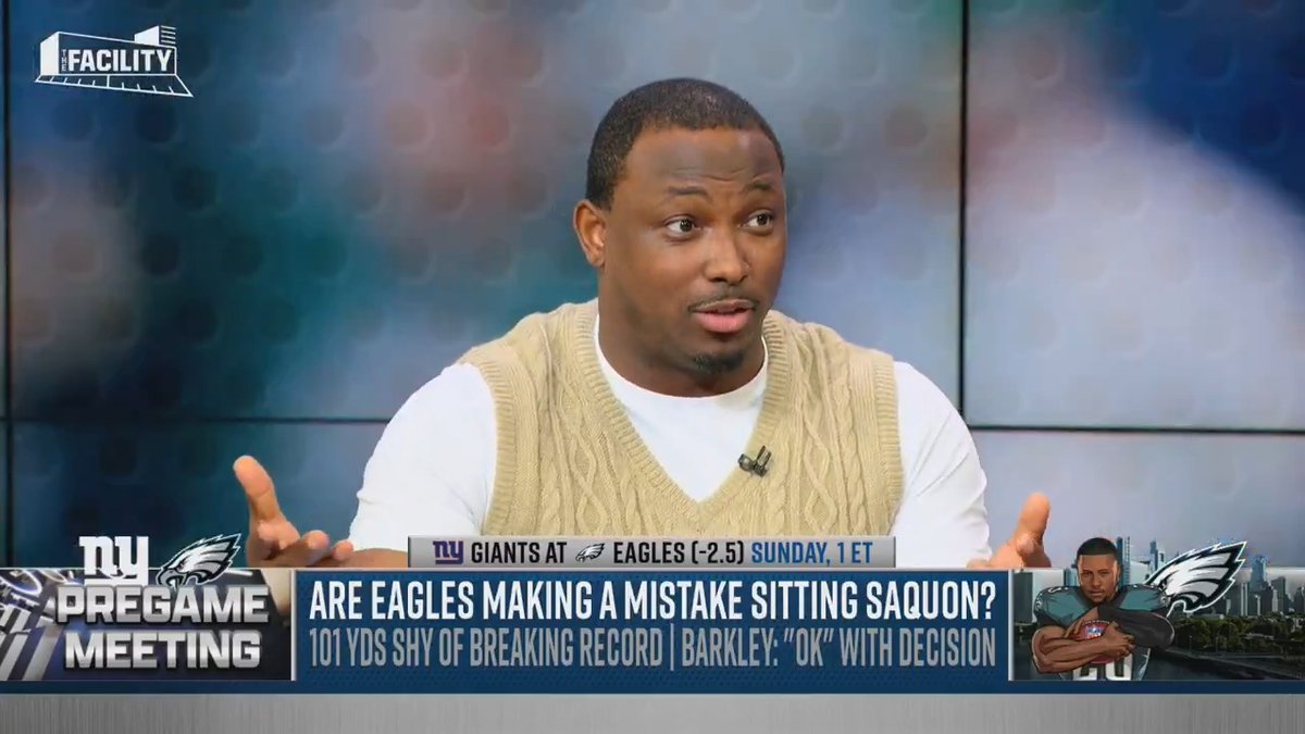 .LeSean Shady Mccoy wanted Saquon to be in the history books forever because nothing is guaranteed 👀