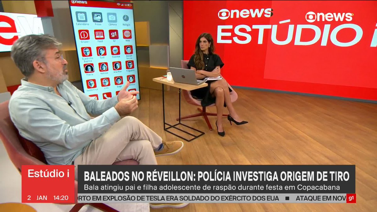 “Infelizmente a gente está num ponto em que o país tem armas demais na mão de gente despreparada demais e políticas públicas de segurança de menos”, comenta Marcelo Lins sobre sucessivos casos de violência no país. ➡ Assista ao #Estúdioi: #GloboNews