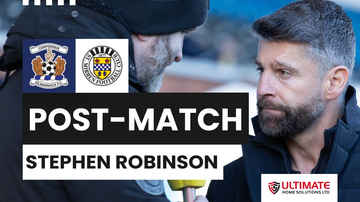 The manager gives his reaction to today's disappointing defeat away to Kilmarnock.