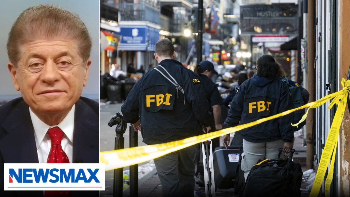 "Why are they spying on us if they don't use that information to keep us safe?" — Judge Andrew Napolitano criticized the FBI's failure to detect warning signs before the New Orleans terrorist attack @JudgeNap Jon Glasgow