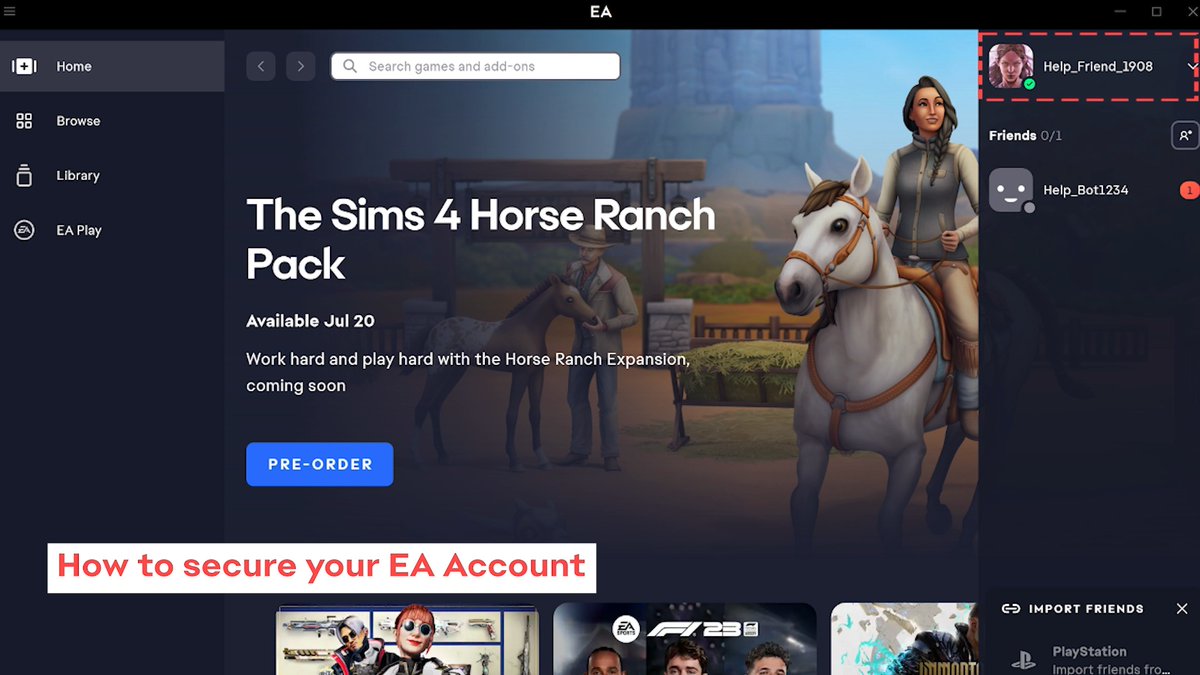 If you think your EA Account might have been hacked, follow these steps.