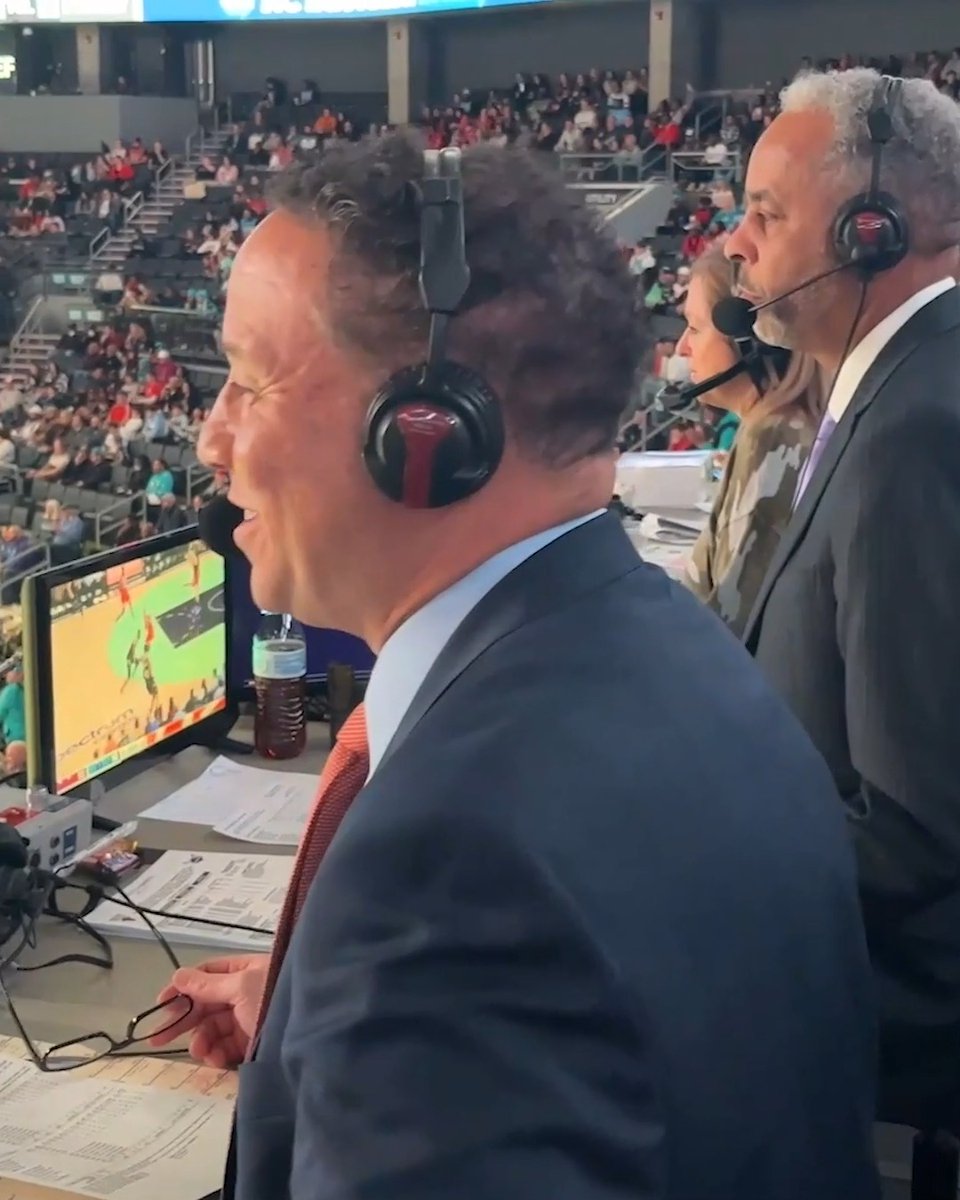The NBA should let fans vote for All-Star game announcers... Eric Collins can make anything exciting and worth watching! 🙂