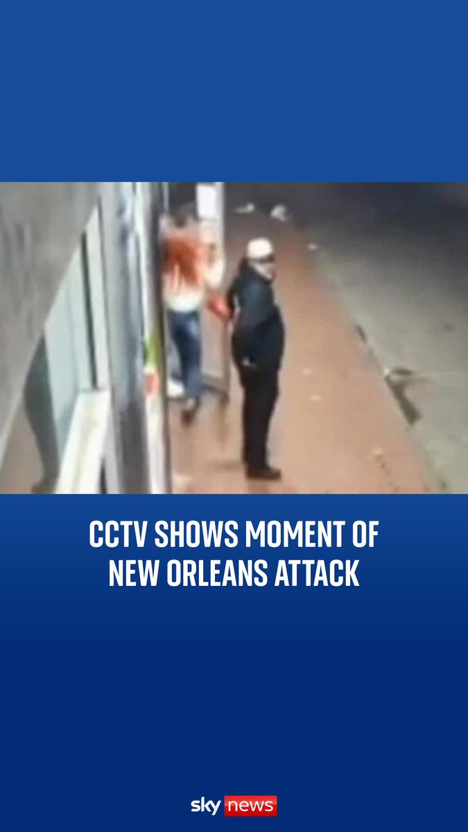 CCTV shows the moment of the New Orleans attack. A car drove into a crowd on Bourbon Street in New Orleans early on New Year's Day in what the FBI called an 'act of terrorism'