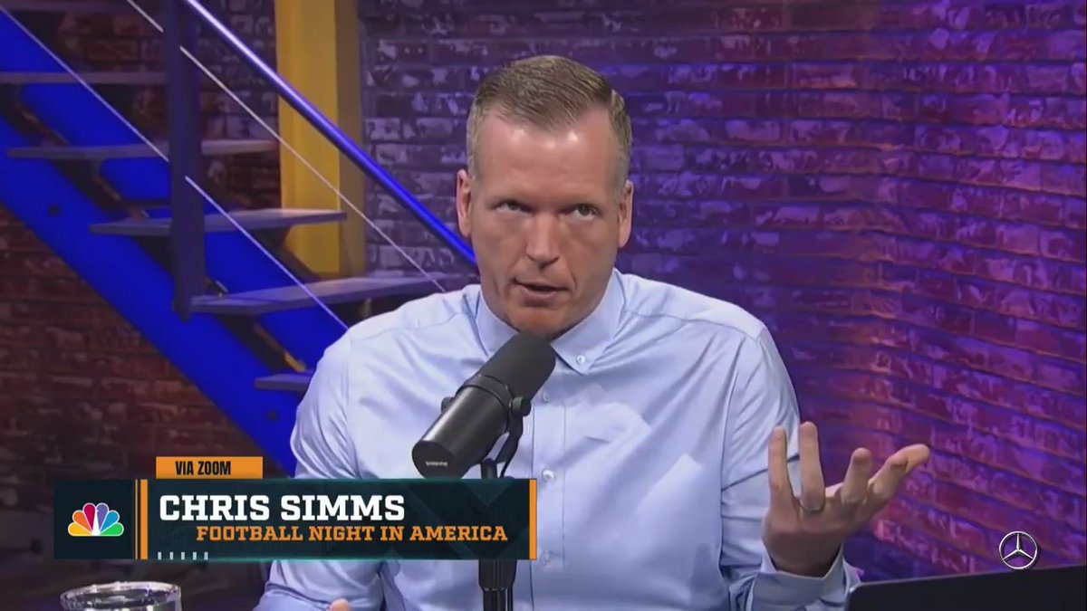 "He didn't launch, he hit him with his face. It wasn't like he lowered the crown of the helmet." -Chris Simms explains why he's glad they didn't call targeting late in the #PeachBowl #CFBPlayoff #HookEm #ForksUp