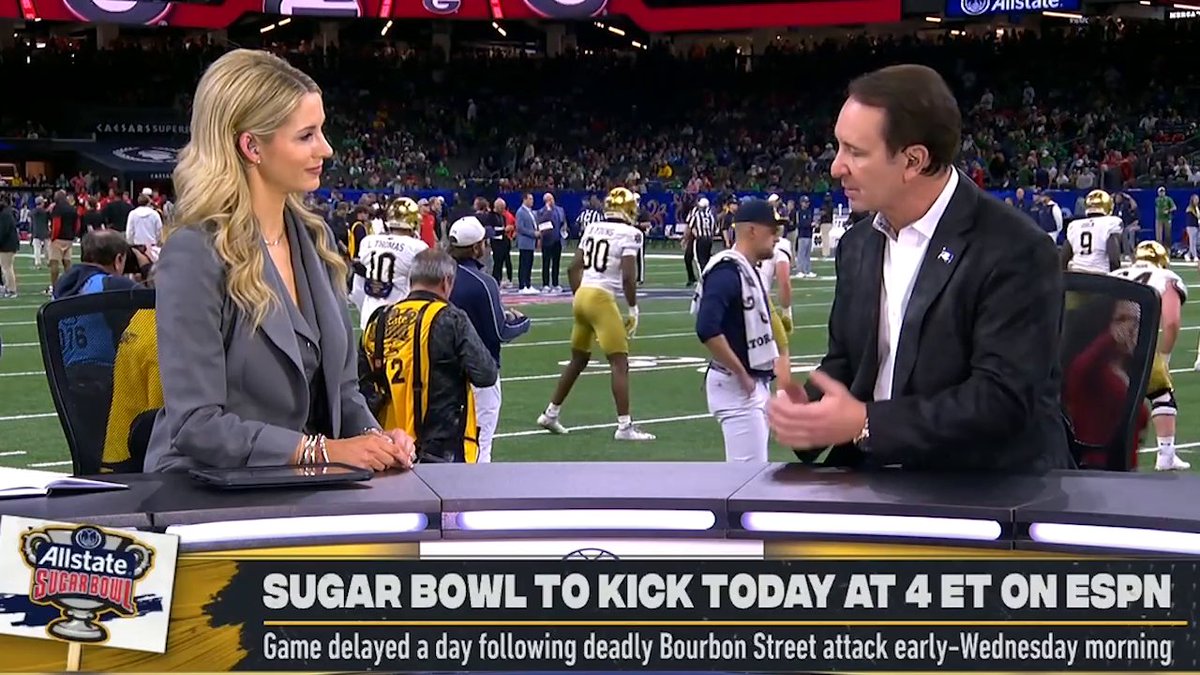 “We’re Americans. We don’t say no and we don’t quit. We don’t give up.” Louisiana Governor Jeff Landry joins SEC Nation to discuss the decision to play the Allstate Sugar Bowl.
