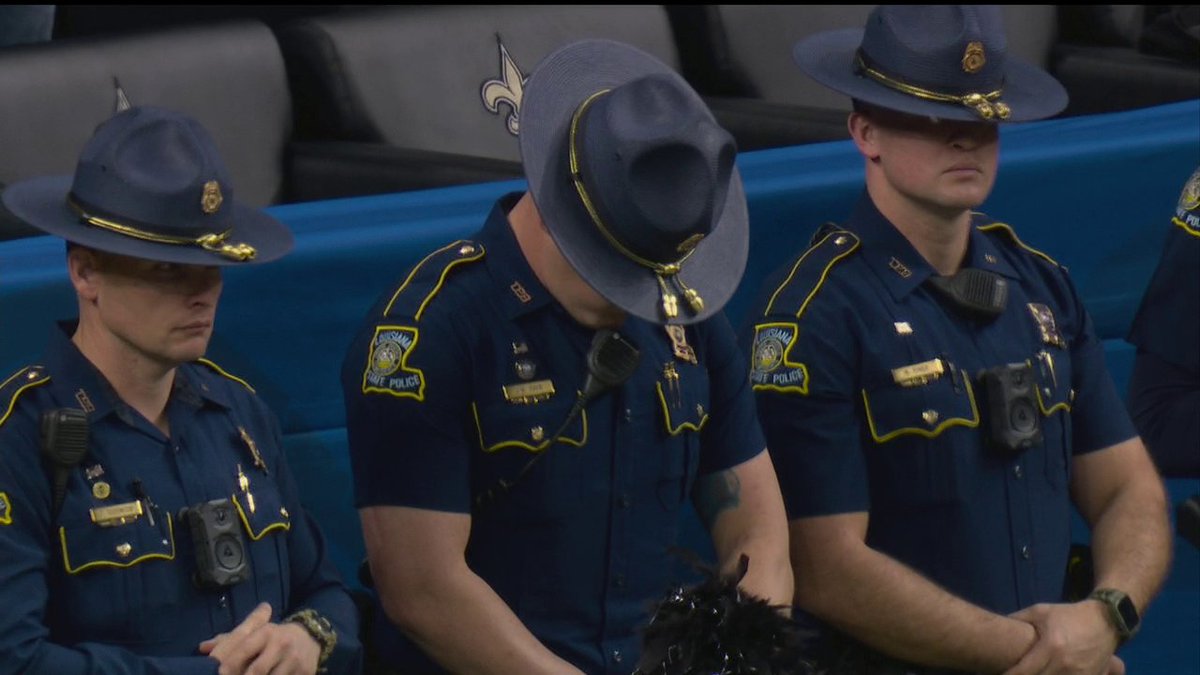 A moment of silence was held prior to the Allstate Sugar Bowl to honor the victims and those impacted by Wednesday's attack in New Orleans.