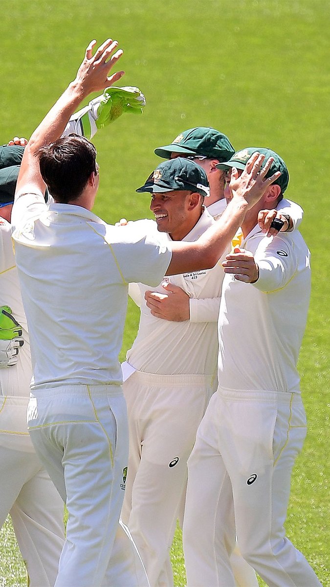 What. A. Catch. Usman Khawaja was VERY happy with his work in the gully here. He still is! #BigCashCatch | Bundaberg Rum Official | #AUSvIND