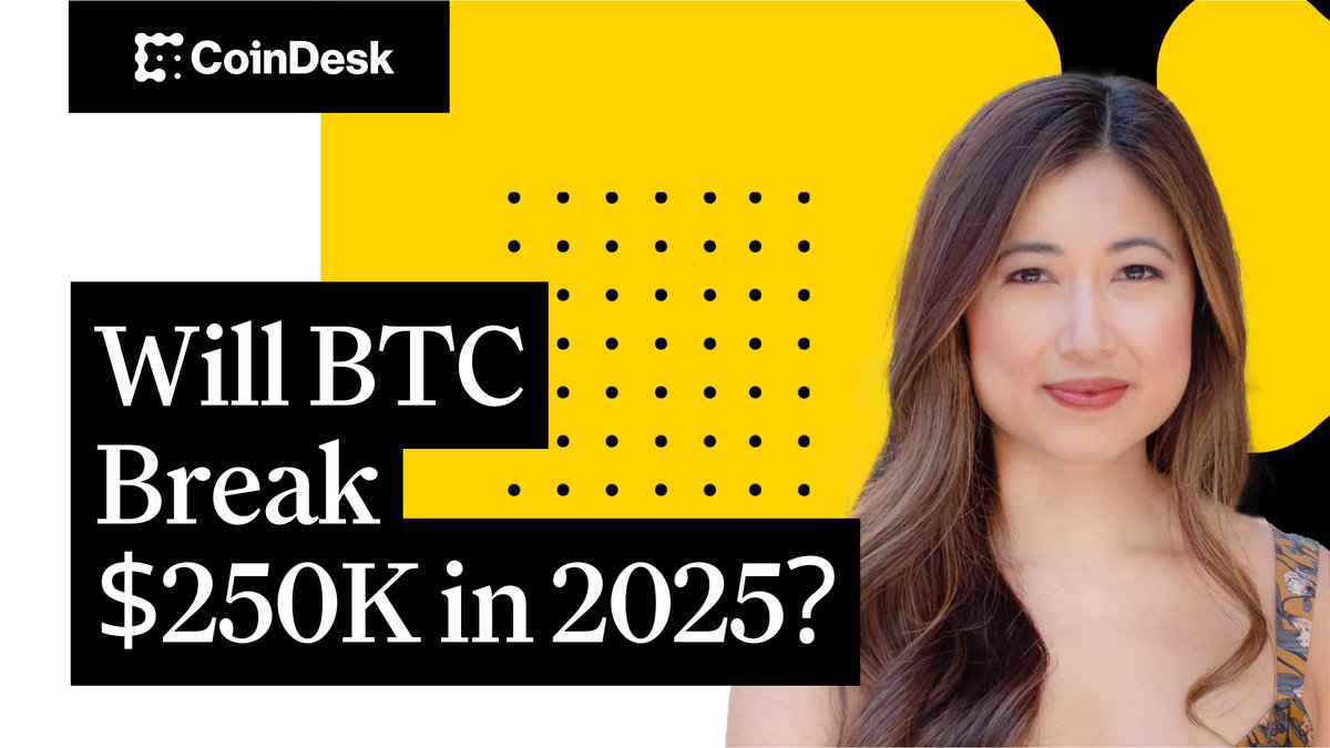 Will $BTC hit $250K? Will we see a strategic bitcoin reserve in the U.S.? Christine Lee presents experts' crypto predictions on "CoinDesk Daily"👇