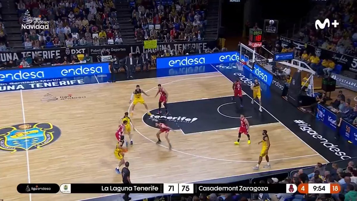 💛 𝙁𝘼𝘾𝙏𝙊𝙍 𝙁𝙄𝙏𝙄𝙋𝘼𝙇𝘿𝙊 🖤 ¡El base aurinegro fue determinante en el último cuarto con 1⃣3⃣ puntos y 1⃣6⃣ de valoración para que La Laguna Tenerife La Laguna Tenerife consiguiese la victoria ante Casademont Zaragoza! 🇺🇾 Bruno Fitipaldo #LigaEndesa | #ConectaConTuPasión