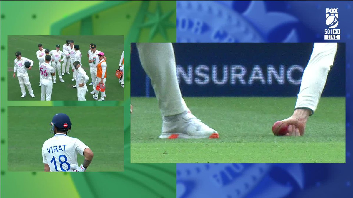 This is clearly an optical illusion and should’ve been given out. When will the ICC intervene in such blatant cheating? #AUSvIND