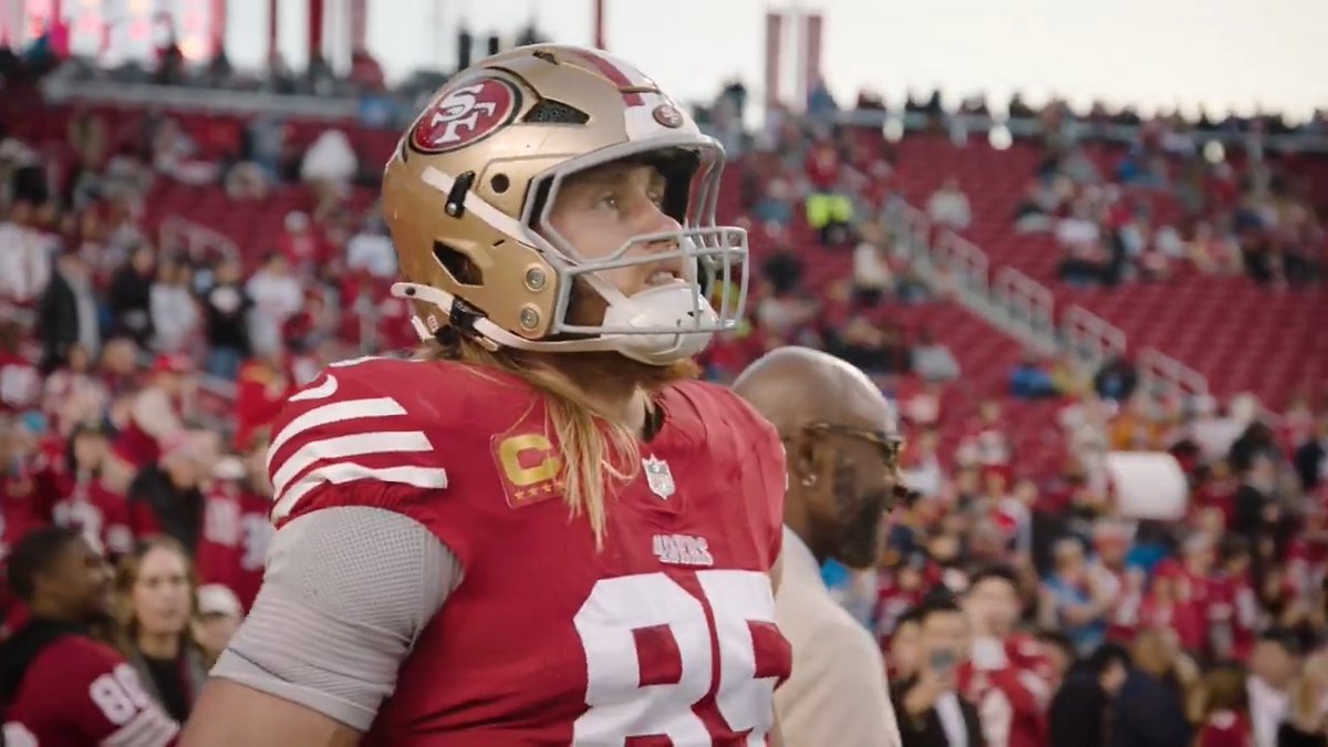 George Kittle is truly a treasure 🌟 Mic'd up powered by Cisco.