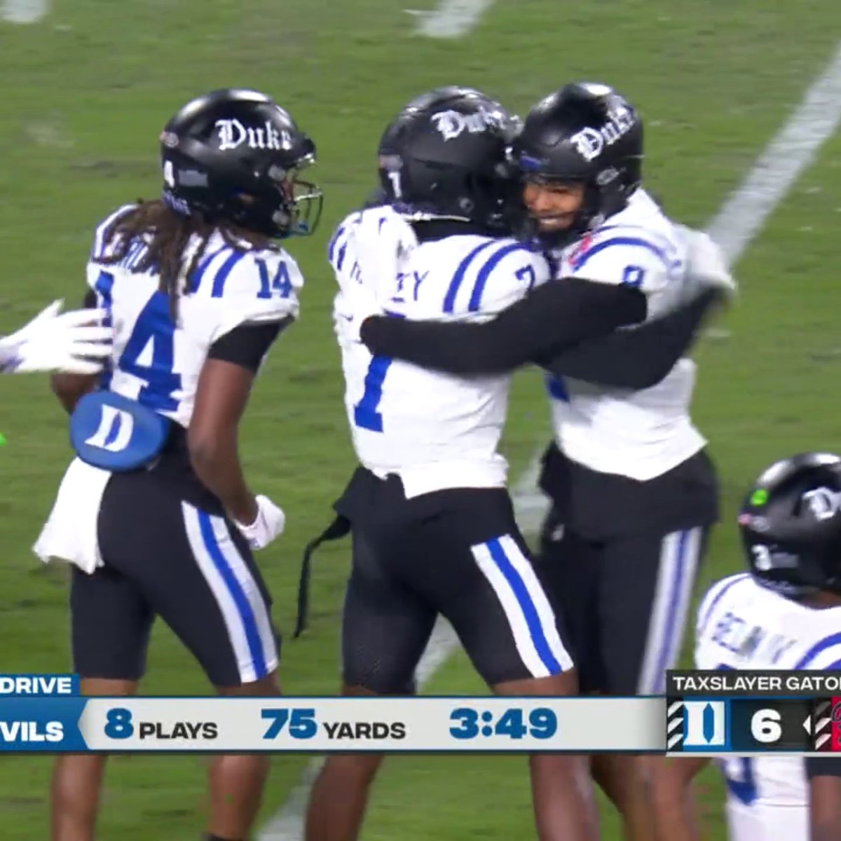 Duke gets on the board with the rollout-pass TD from Henry Belin IV 🔥