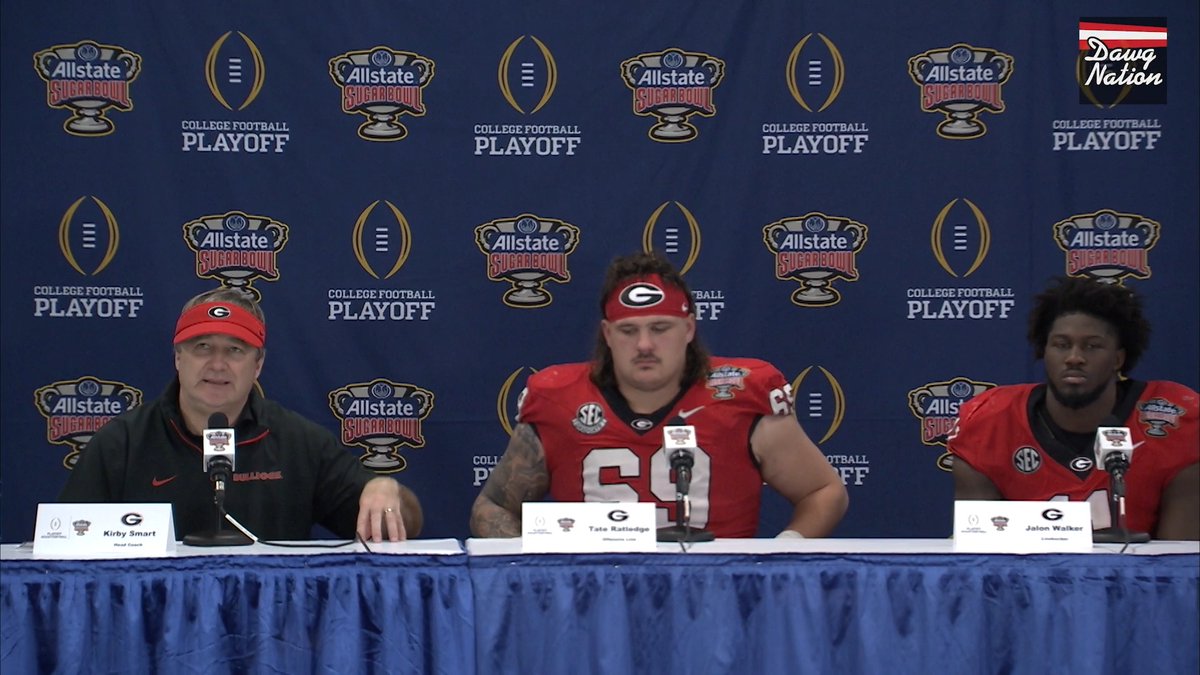 Kirby Smart calls it the toughest year of his tenure—but leaders like Tate Ratledge and Jalon Walker made all the difference. Voted captains by an overwhelming majority, these two defined what it means to be Dawgs. #GoDawgs #Leadership #SugarBowl
