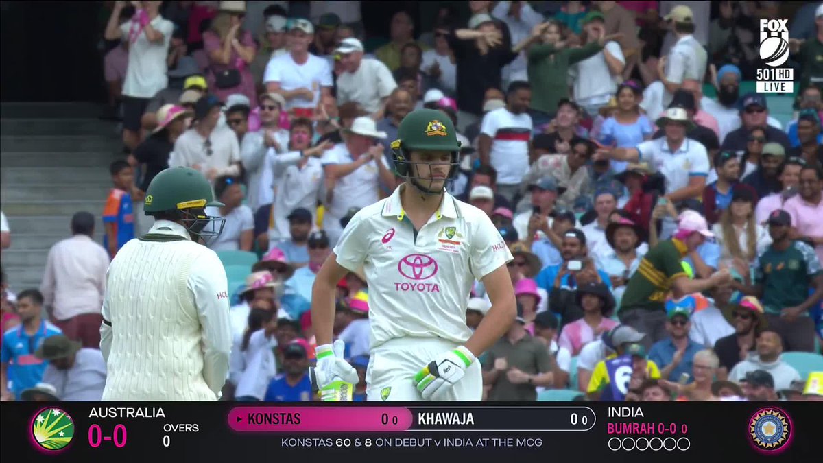 First ball of your first Test at your home ground and Sam Konstas does THIS to Jasprit Bumrah 😮 📺 Watch #AUSvIND LIVE on ch. 501 or stream on Kayo: ✍️ BLOG 🔢 MATCH CENTRE
