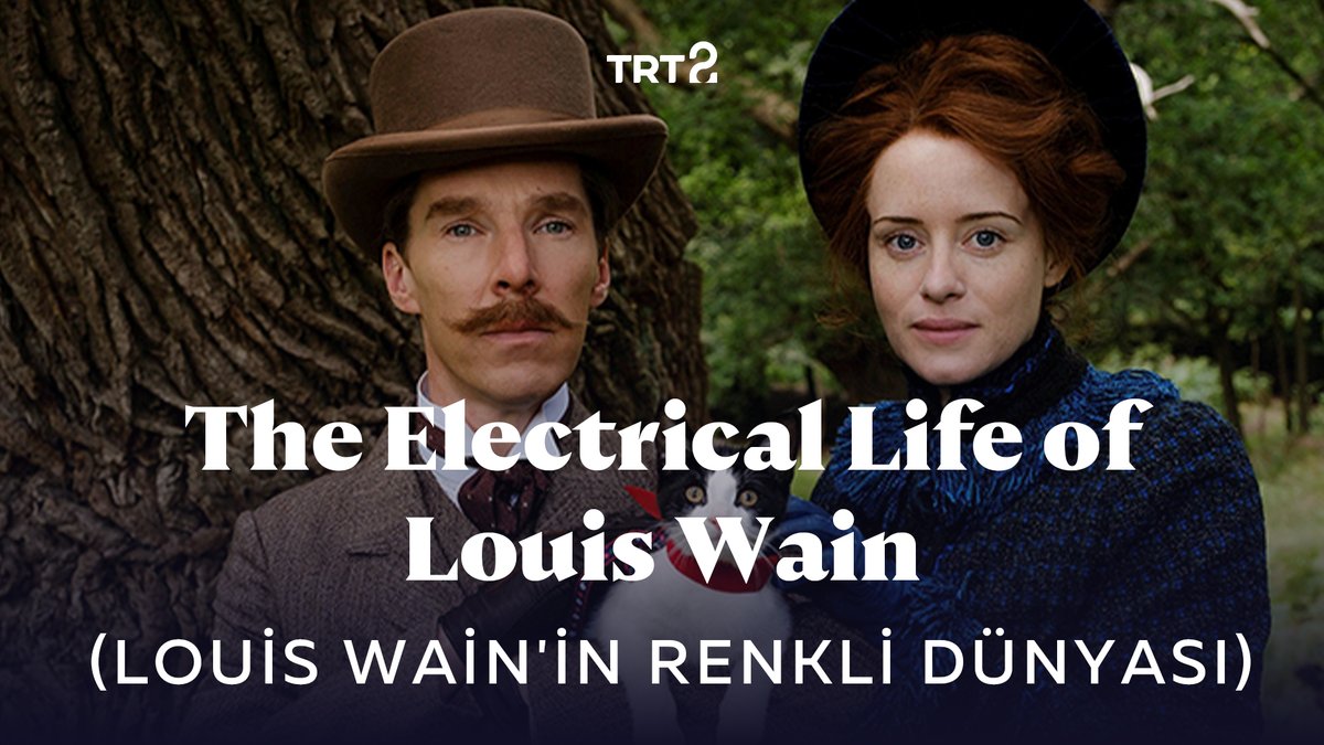 Ünlü ressam Louis Wain'in hayatının beyaz perdeye yansıması...👨🏻‍🎨 🎬 “The Electrical Life of Louis Wain” (Louis Wain'in Renkli Dünyası), bu akşam 21.30’da TRT 2’de. #TRT2Filmleri