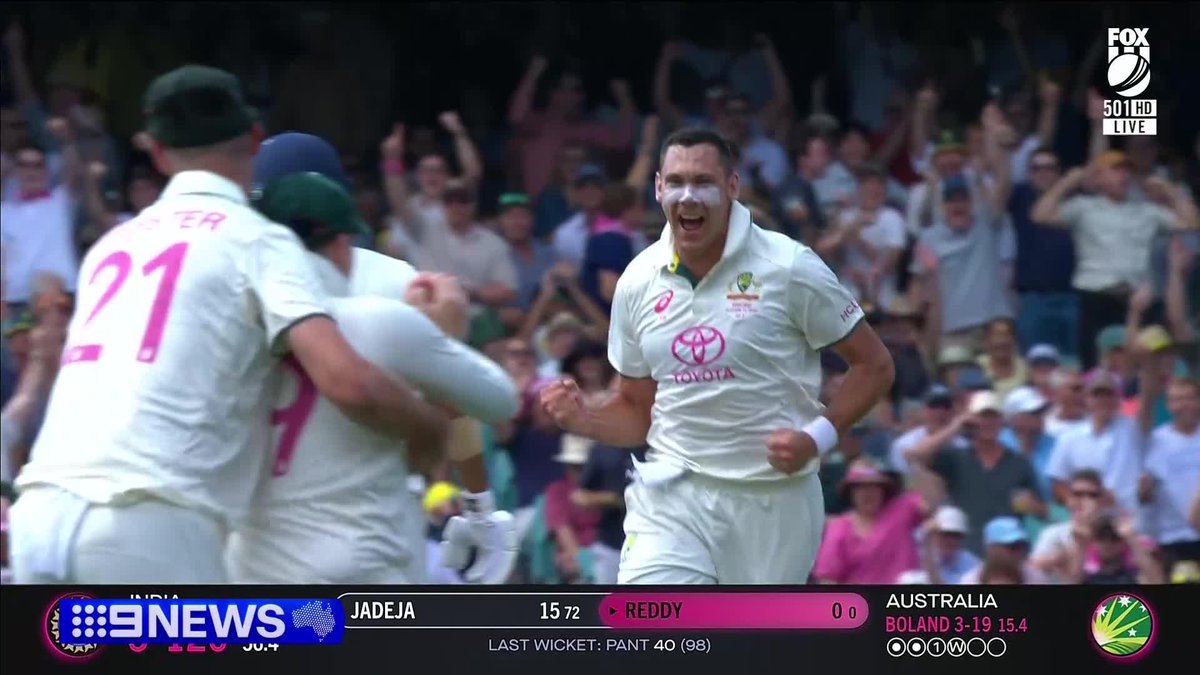 A late confrontation between Aussie teen opener Sam Konstas and Indian captain Jasprit Bumrah has lit the fire for an explosive SCG test, as Australia dominated play on the first day of the Pink Test. Nathan Currie Tom Morris #9News