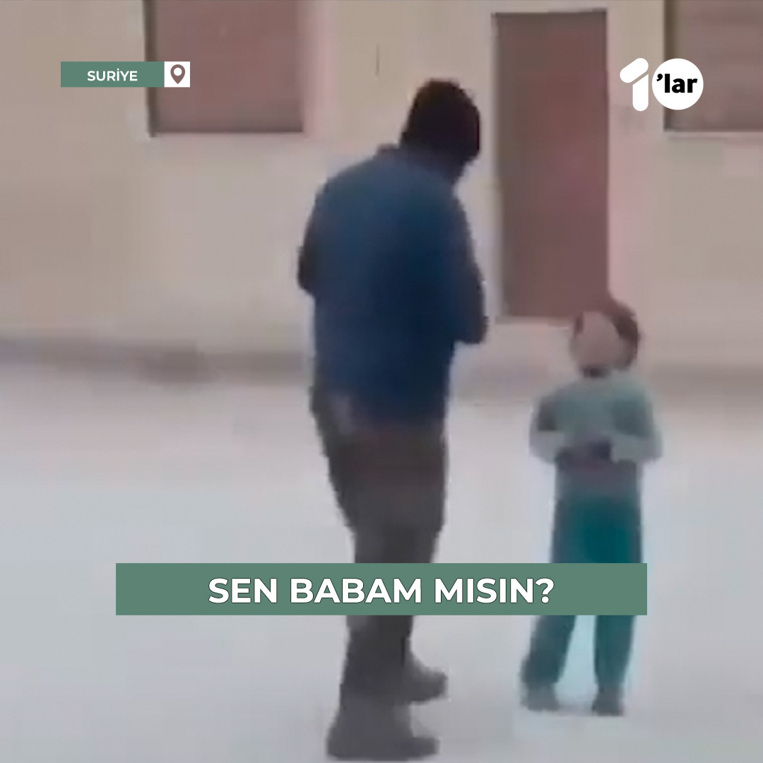 "Sen babam mısın? Uçak bizi vurdu baba" Suriyeli küçük kızın devrimin ardından yıllar sonra babasına kavuşma anı.