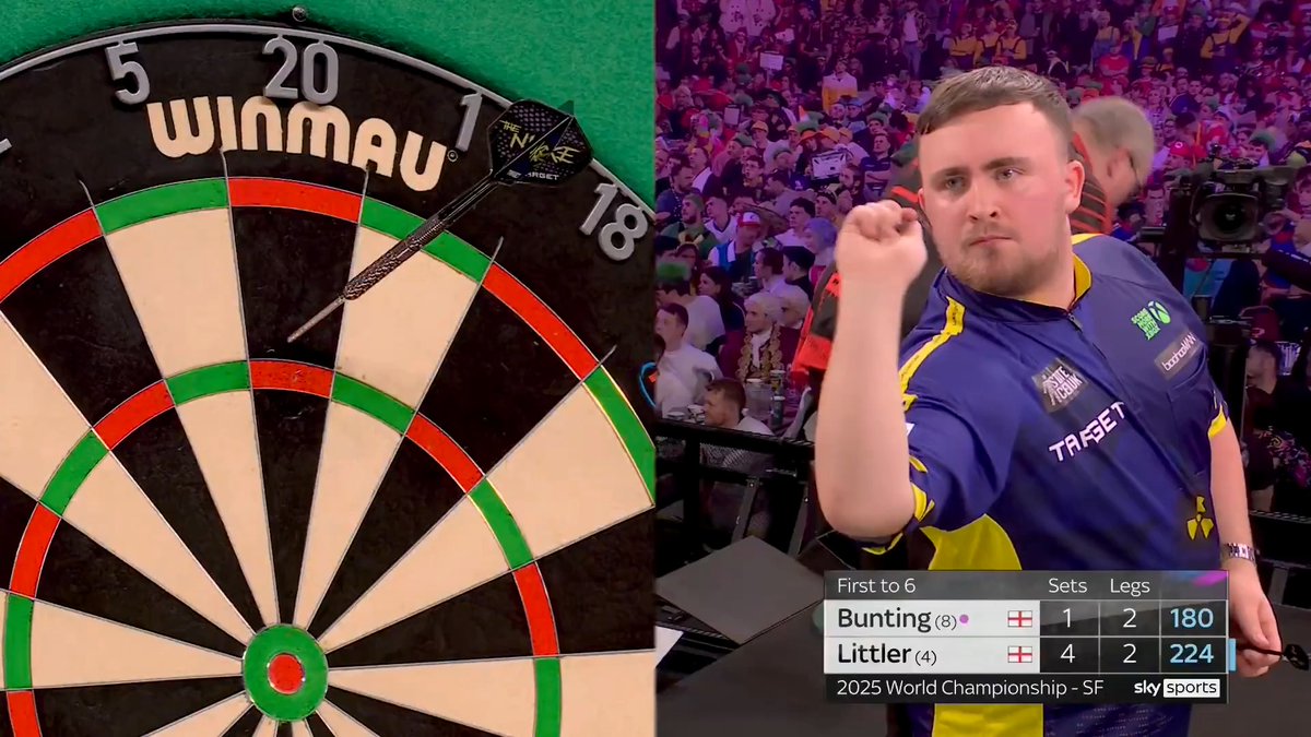 What a shot from our ambassador Luke Littler 🔥🔥🔥 Congratulations on making it to the final 👏 We will all be cheering you on tonight 👊