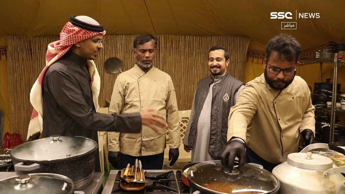 خليجنا واحد | 📍 الأجواء مع عبدالمجيد الرميثي 🇸🇦 ما قبل النهائي المرتقب ⤵️ #SSC | ⁧ #خليجي26