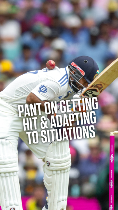 Took a few hits did India's top scorer today #AUSvIND