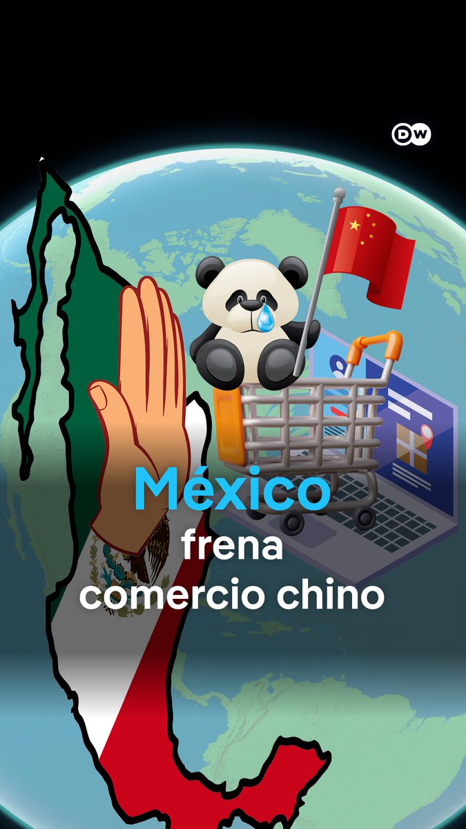 #México impone arancel del 19% a productos importados por tiendas online. La medida afecta principalmente a plataformas chinas de comercio electrónico como Temu y Shein, y también es interpretada como un como un guiño al futuro gobierno de Donal Trump. #DWNoticias / ajr