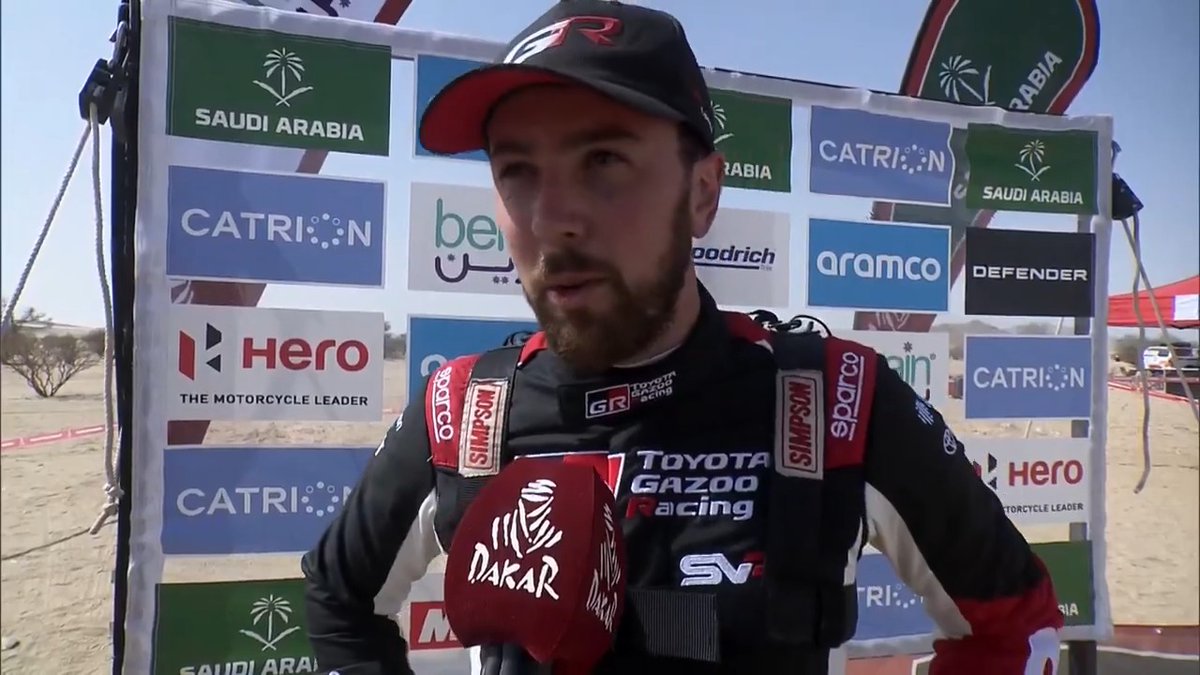 After an exciting Prologue we hear from Kevin Benavides, Guillaume De Mevius and Henk Lategan 🎙 These are the interviews of the day presented by aramco 📺 #Dakar2025 #DakarInSaudi