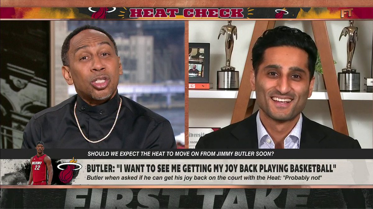 "If you're the Phoenix Suns, you've got to do everything you can to get your hands on Jimmy Butler." Stephen A Smith believes the Suns should send Bradley Beal to Miami for Jimmy Butler 👀